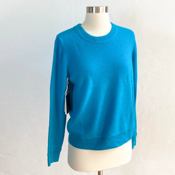 NWT ★: ARITZIA/TNA "Keely" Cashmere Sweater, Blue, S - Picture 2 of 13